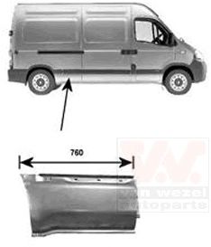 VAN WEZEL 4387144 -  Боковина
